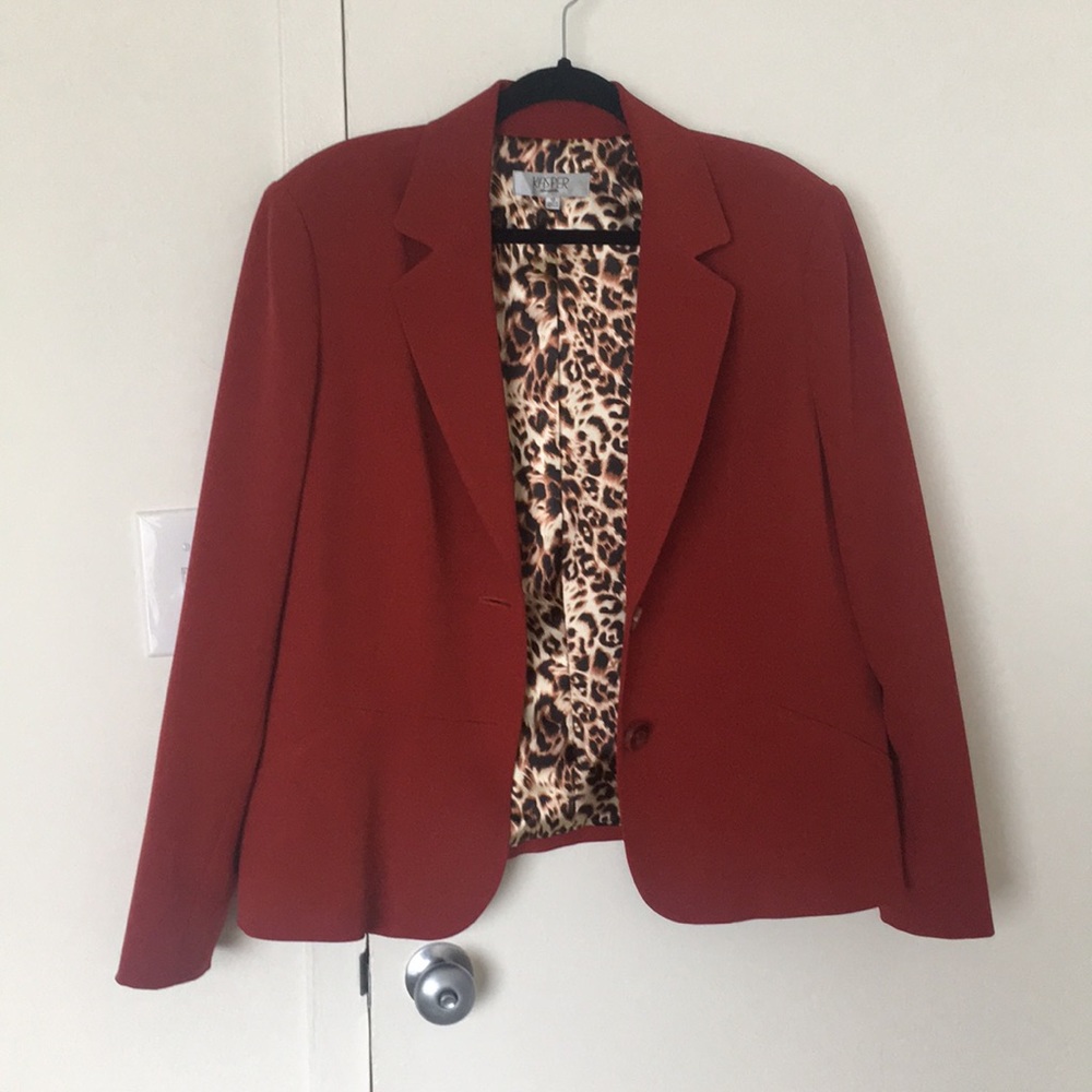 Red Casper Blazer fully lined